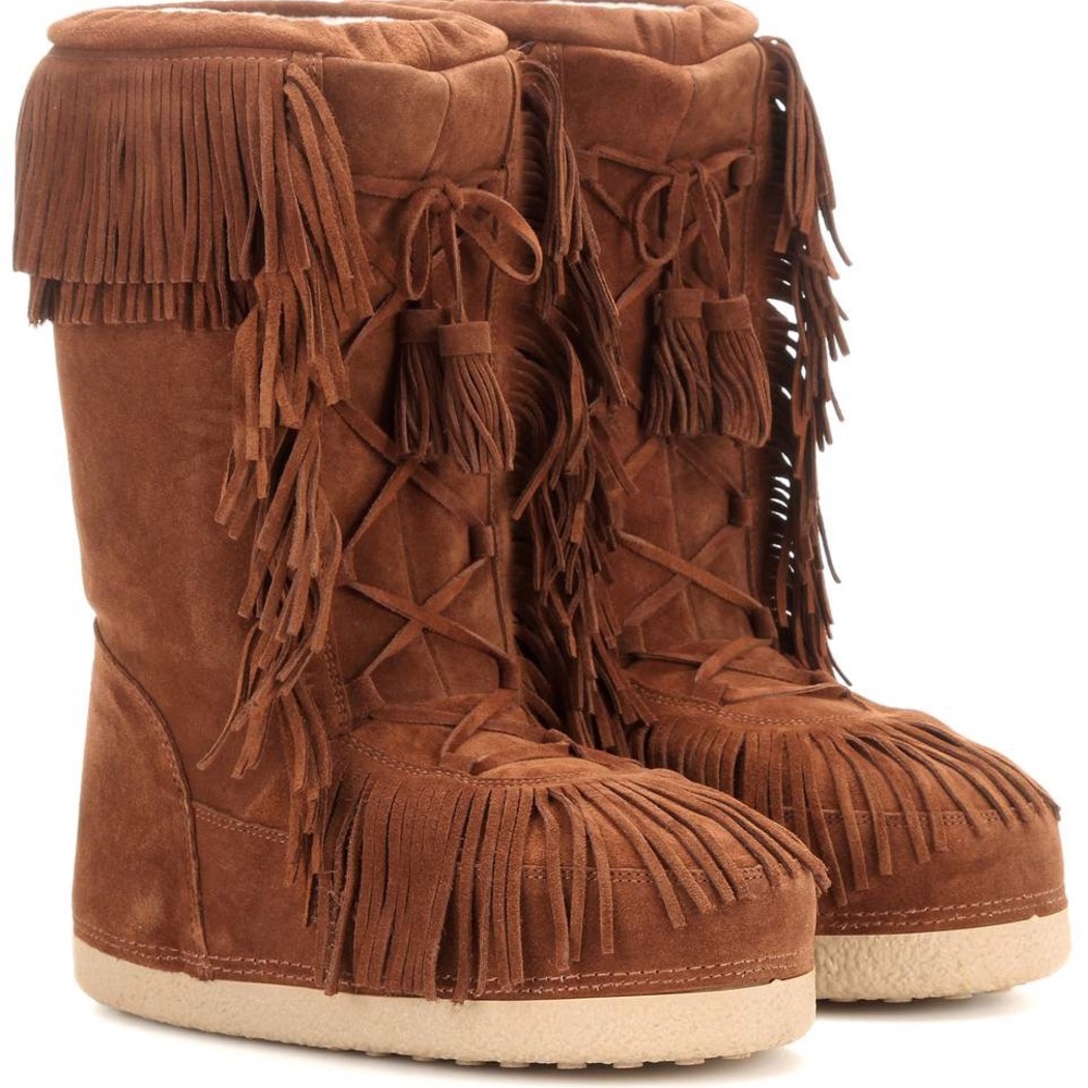 Aquazzura Boho Karlie Fringe Boots size M